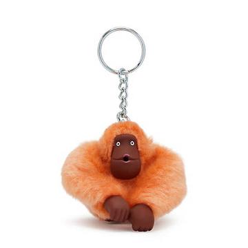 Kipling Sven Small Monkey Keychain Accessories Peachy Pink | AU 2014SG